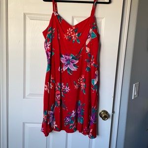 Red flower dress 🌺